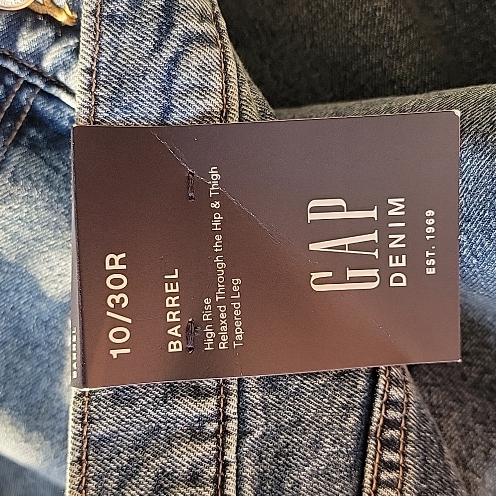 Gap High Rise Barrel Jeans - Picture 4 of 5